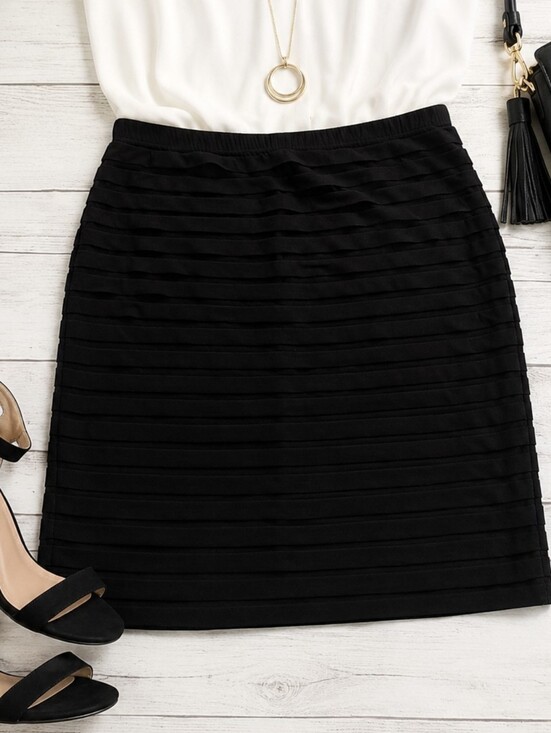 Dress Barn Dresses & Skirts - DRESS BARN KNIT TEXTURED SKIRT
